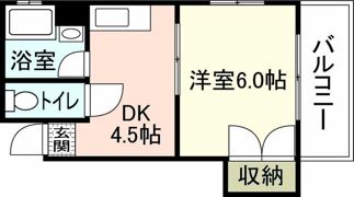 房尾本店楠木ビルの間取り画像