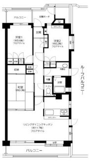 東急ドエル・アルス千住の間取り画像
