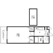 ピュアフリー井尻駅前Bの間取り画像
