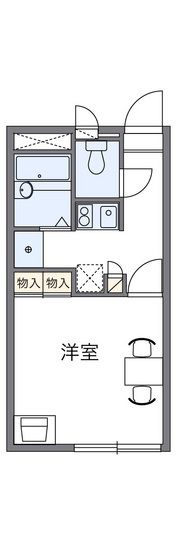 レオパレスグリンビュー Fの間取り画像