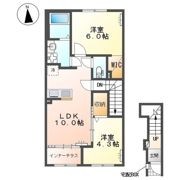（仮）朝倉町新築アパートの間取り画像