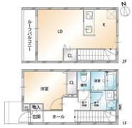 ソレイユ パティオの間取り画像