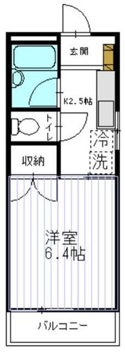 ハイツクレストの間取り画像