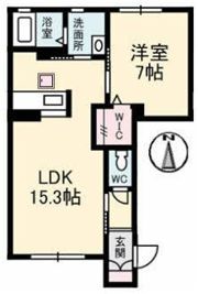 プロヌーブ三条の間取り画像