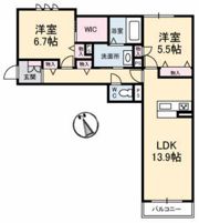 グランマスト矢賀の間取り画像
