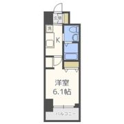 エステムプラザ難波WESTリバークロスの間取り画像