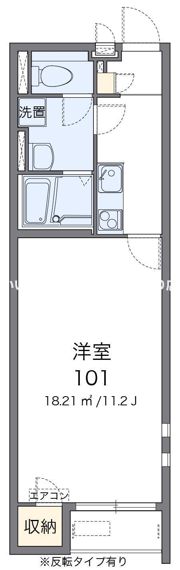 クレイノ福江の間取り画像