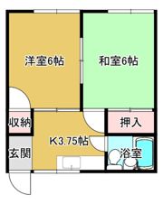 光ハイツの間取り画像