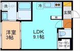 サン・ステージ今泉A棟の間取り画像