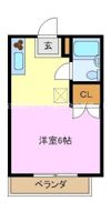 コーポ田沼の間取り画像