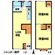 ミーテ江坂の間取り画像