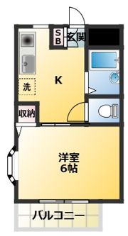 ドミールmの間取り画像