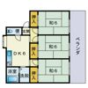 ハヤシダハイツの間取り画像