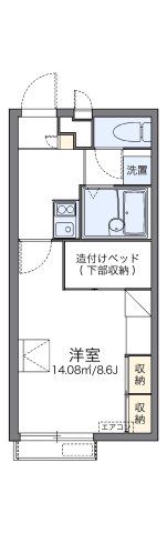 レオパレス長嶺東No 2の間取り画像