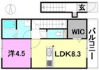 ヴェルグレーヴィア朝生田2プレミアムの間取り画像