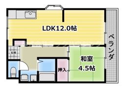クリアポート福本の間取り画像