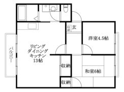 フレグランス新石手の間取り画像