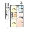 越谷市千間台西5丁目アパート新築工事の間取り画像