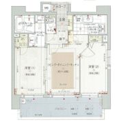 エステムプラザ梅田・茶屋町IIエアパークスの間取り画像