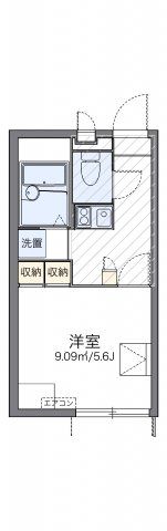 レオパレス渚西の間取り画像