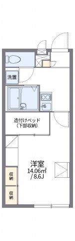 レオパレスかどやの間取り画像
