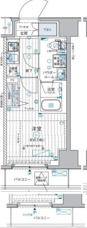 ジェノヴィア西横浜の間取り画像