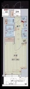 プレサンス新宿御苑前アルティメットの間取り画像