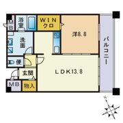 KDXレジデンス大濠ハーバービュータワーの間取り画像