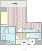 アビタシオン今池マルシェの間取り画像