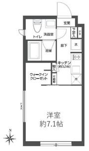 プラティーク森下の間取り画像