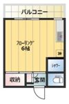 唐湊ハイツの間取り画像