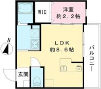 リアフラッツ香里園NORTHの間取り画像