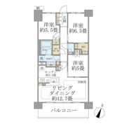 BrilliaCity 石神井公園 ATLAS 6号棟の間取り画像