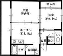 ヴィラナリー長尾Ⅰの間取り画像