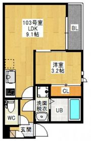 Grandtic 奥田本町の間取り画像