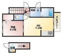 カーサアザレアの間取り画像