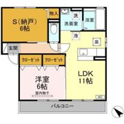 エンブレム伴 Bの間取り画像
