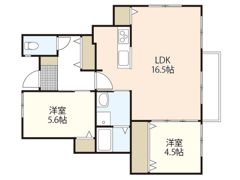K-WOOD Aの間取り画像