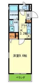 フルール岡本の間取り画像
