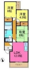 プリオール牧野の間取り画像