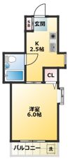 エスフラット1の間取り画像
