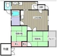 新居町今池下貸家の間取り画像