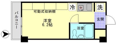ヒルズ駒場東大前の間取り画像
