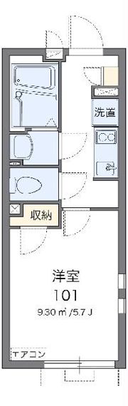 クレイノkeyakiの間取り画像