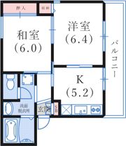 フレグランス谷御所A棟の間取り画像