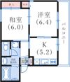 フレグランス谷御所A棟の間取り画像