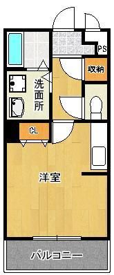 ベルガ南小倉（旧アピアランス南小倉）の間取り画像