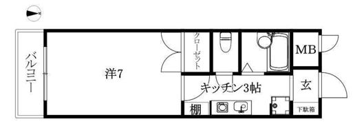 サンエイハイツ萱町の間取り画像