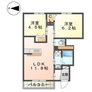 プレミールⅢの間取り画像