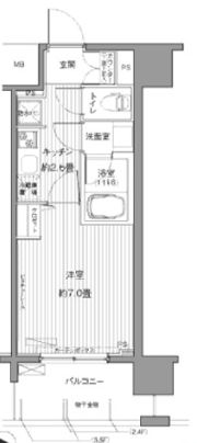 センテニアル王子神谷の間取り画像